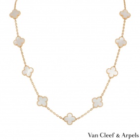 Van Cleef & Arpels Yellow Gold Vintage Alhambra Long Necklace VCARA42100 Van Cleef & Arpels Yellow Gold Vintage Alhambra Long Necklace VCARA42100